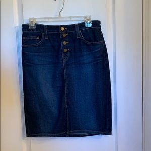 Big Star Denim button fly skirt